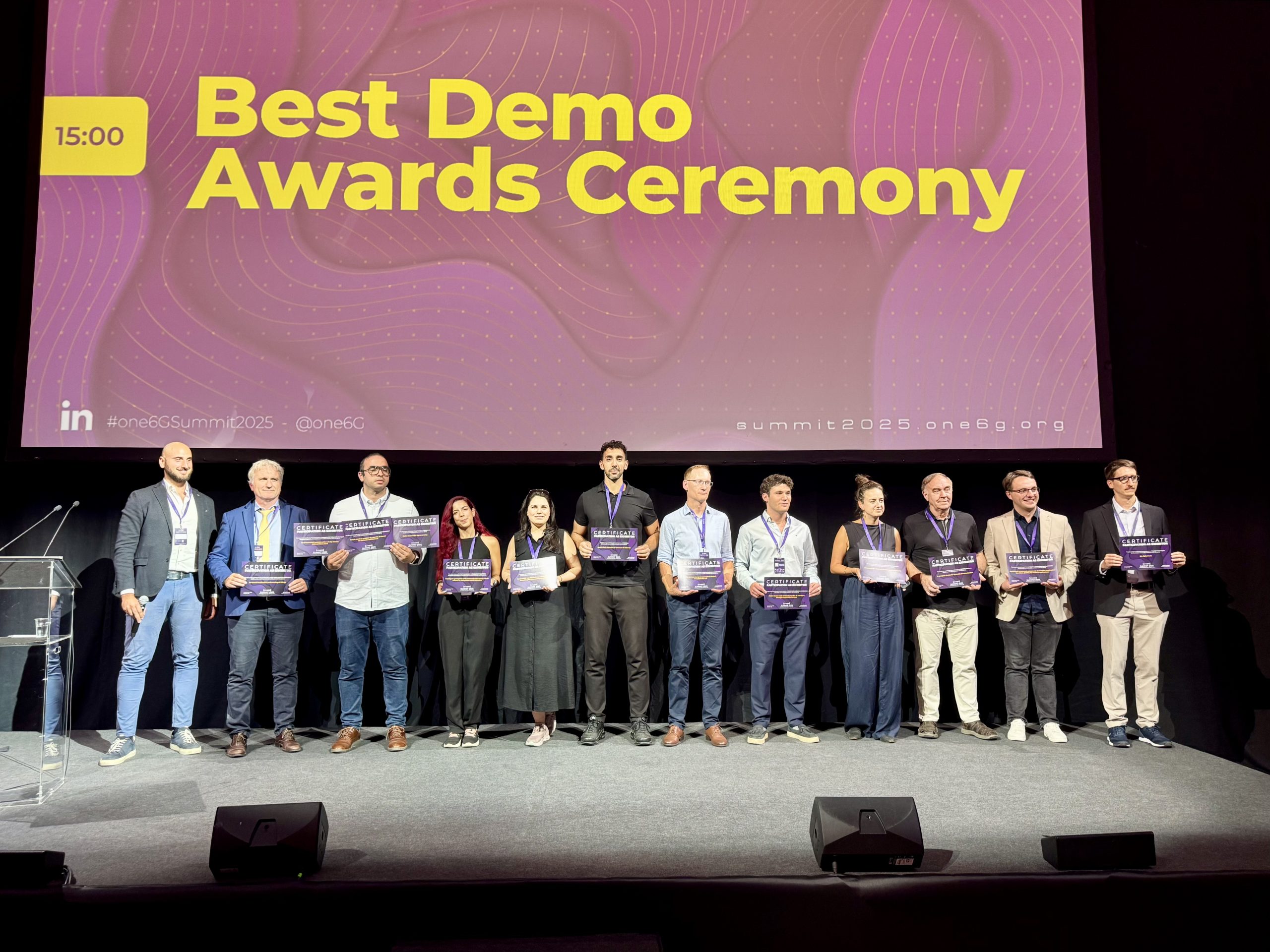 demo awards one6G Summit 2025